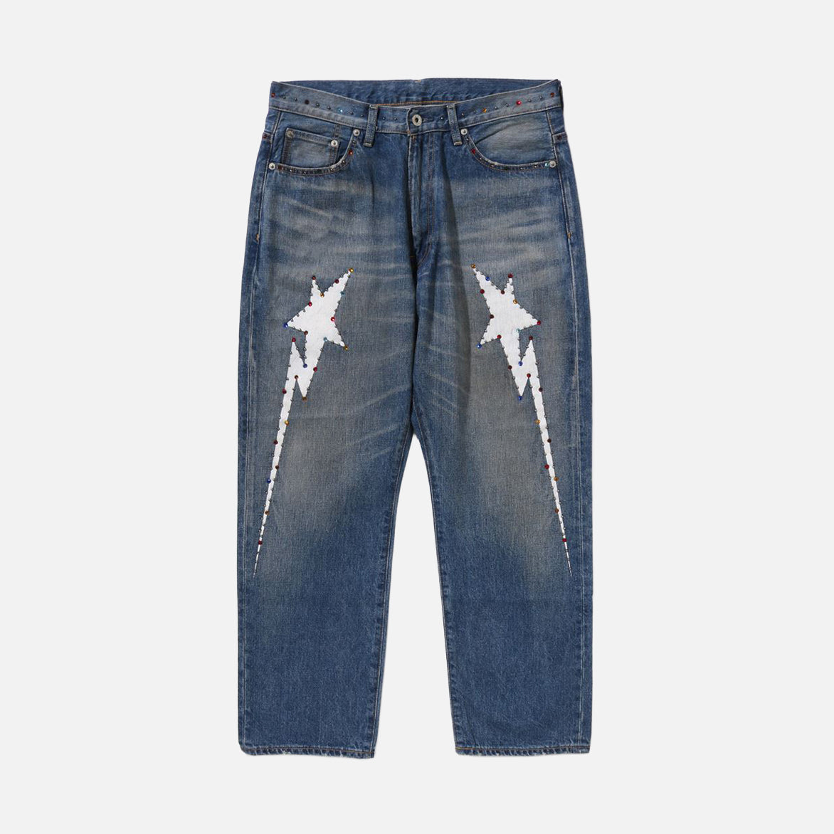 COLOR STONE 13 OZ DENIM PANTS - INDIGO