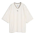 (WMNS) PUMA Lace Pack Oversized Jersey 'Warm White' 638741-87
