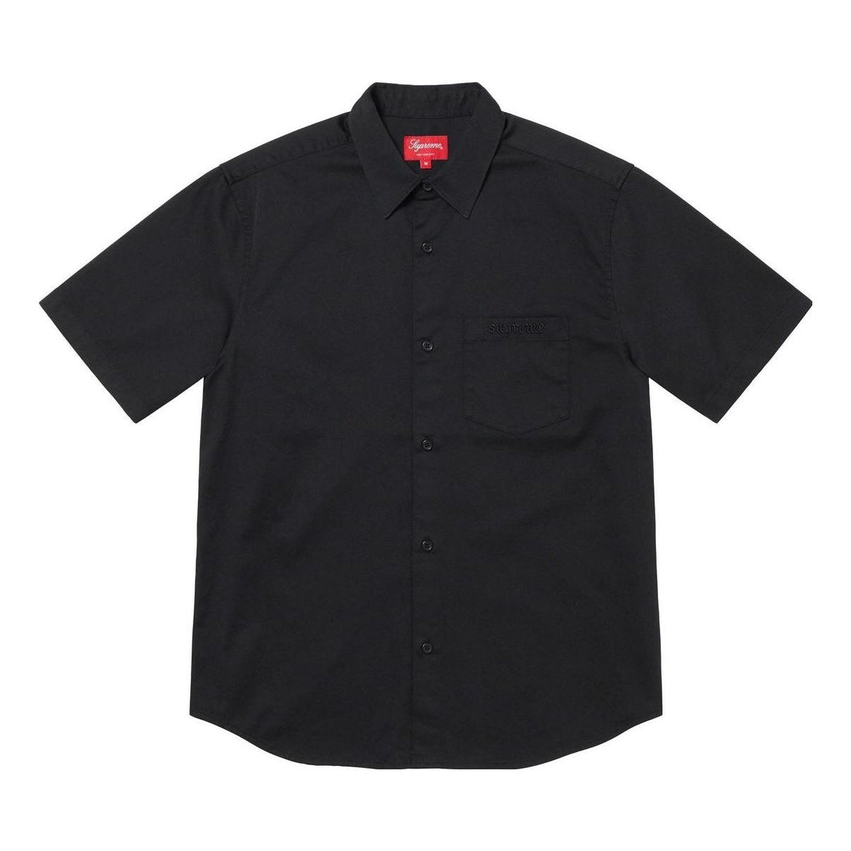 Supreme Croc Patch S/S Wort Shirt 'Black' SUP-SS23-097