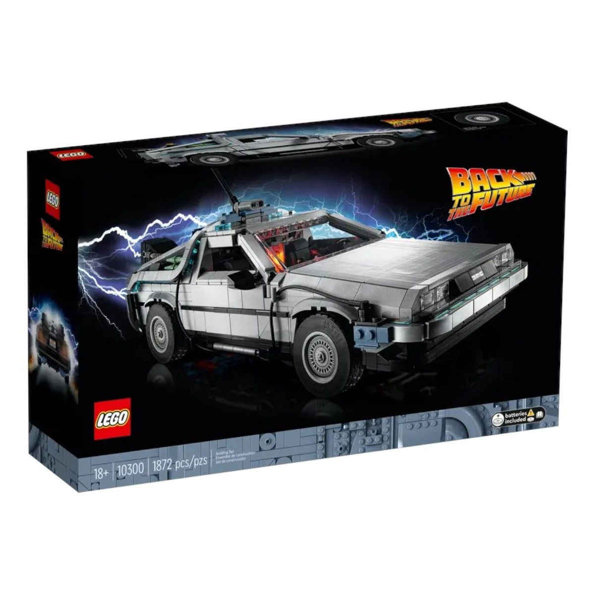 LEGO Icons Back to the Future Delorean Time Machine Set 10300
