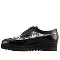 (WMNS) Onitsuka Tiger Brogue 'Black White Tweed' 1182A629-001