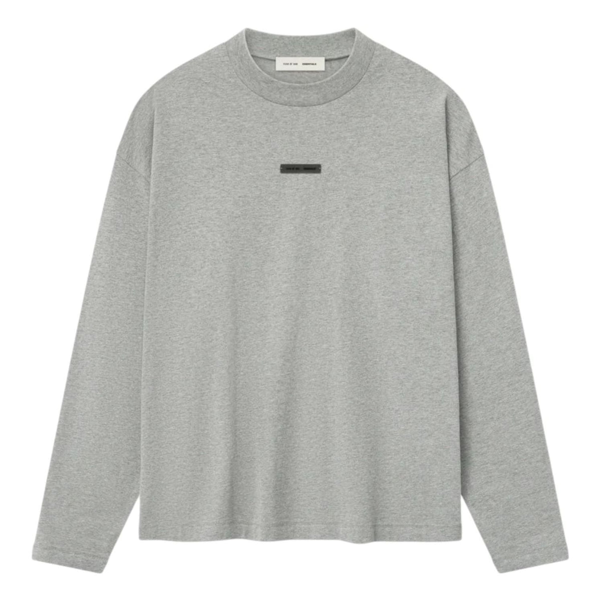 Fear of God Essentials Classic Long Sleeve T-Shirt 'Concrete Heather' 125SP254205F