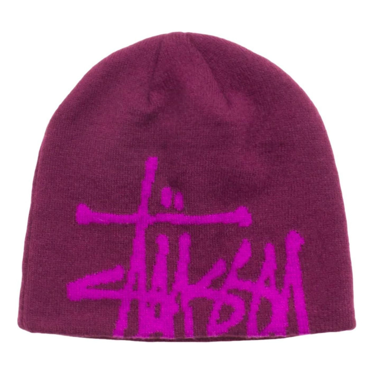 Stussy Brushed Out Basic Skullcap 'Plum' 1321279-PLUM - Stussy Professional Edition