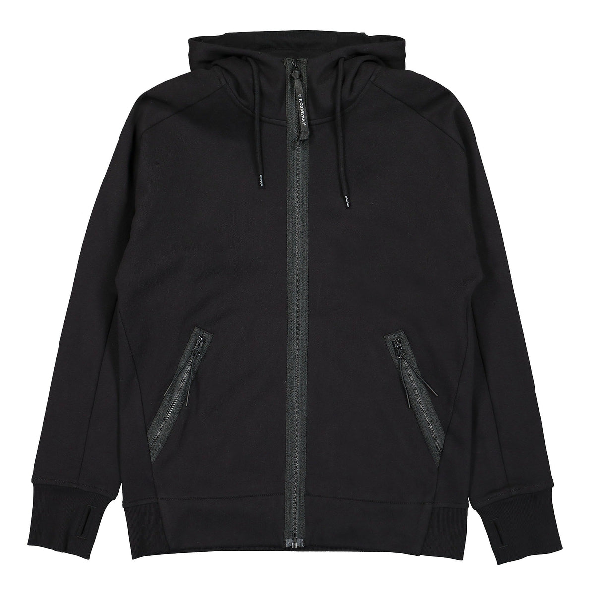 Diagonal Raised Fleece Goggle Hoodie