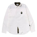 A Bathing Ape 1st Camo One Point Relaxed Fit Shirt 'White' 1M30-131-005-WHITE