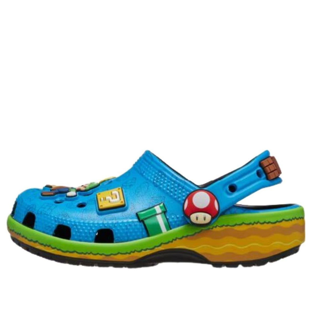 (TD) Crocs x Super Mario Classic Clog 'Blue Multi' 212140-90H