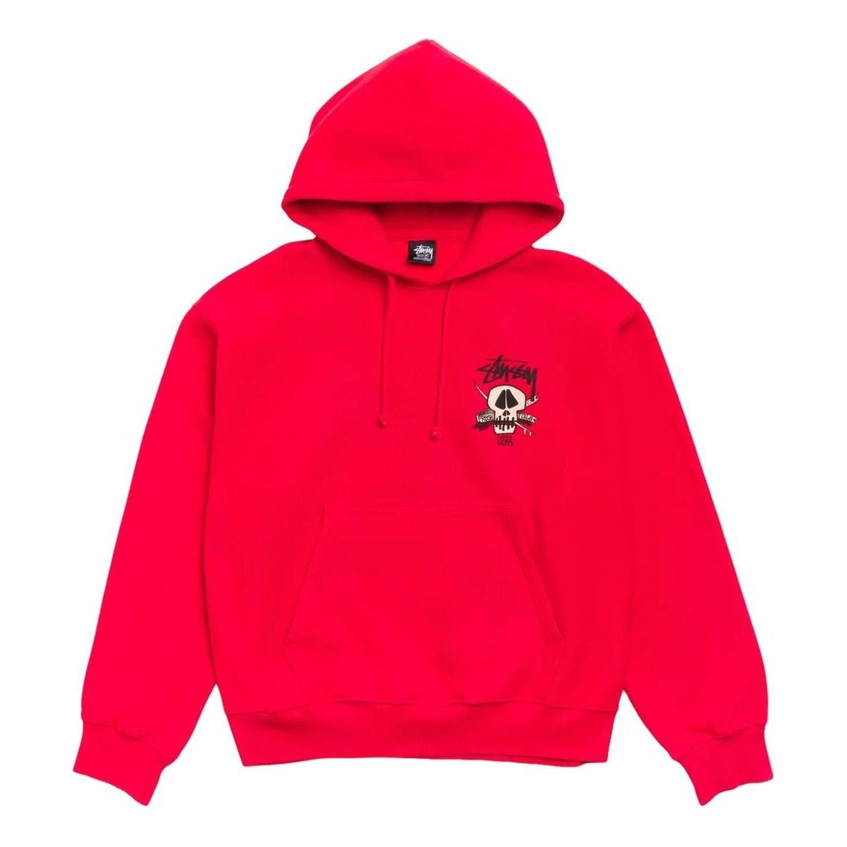 Stussy Fresh Foils Hoodie Garment Dyed 'Red' 1925216-REDD - Stussy Professional Edition