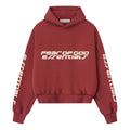 Fear of God Essentials Cropped Relaxed Hoodie 'Crimson' 192HO256901F