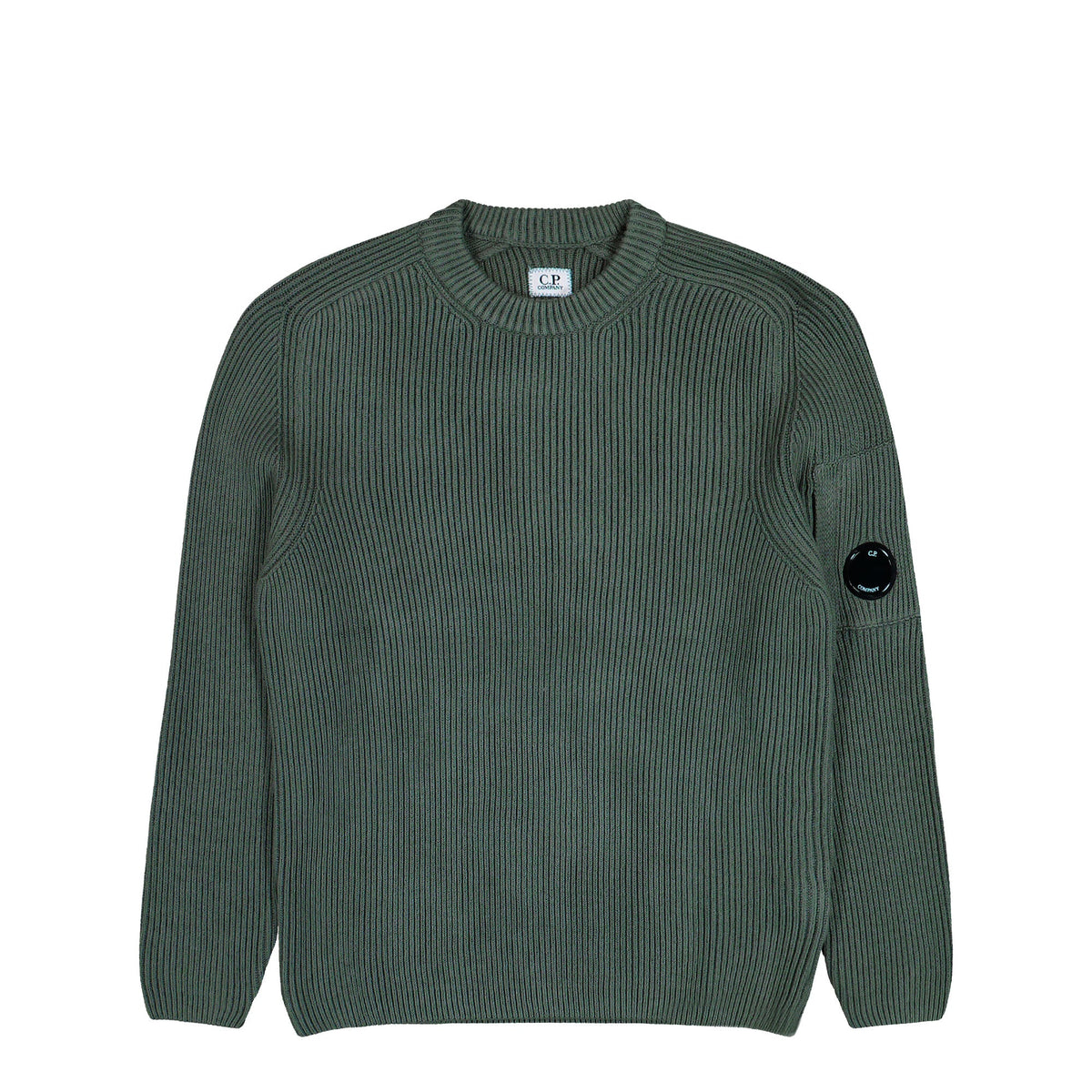 Full Rib Crewneck Lens Sweater