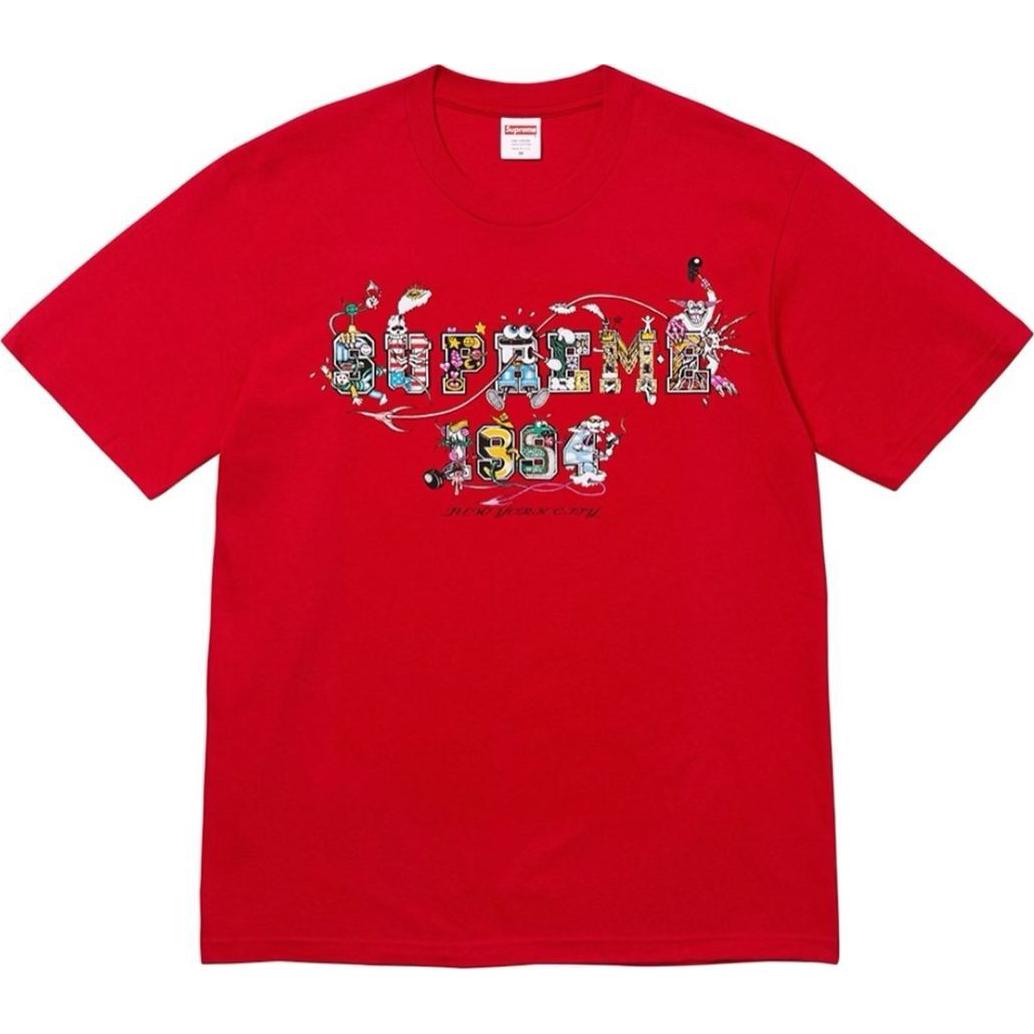 Supreme Varsity Logo T-Shirt 'Red' SUP-SS24-300