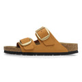 (WMNS) Birkenstock Arizona Big Buckle Nubuck Leather Narrow Fit Sandals 'Burnt Orange' 1026586