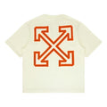 Off-White Tape Arrow Fit T-Shirt 'Vanilla Ice' 44OWOS26T059102