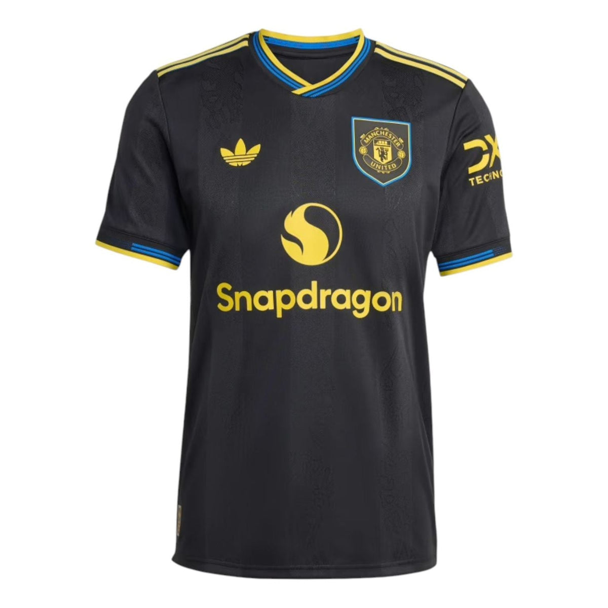 adidas Manchester United 2025/2026 Third Authentic Jersey Asia Sizing 'Black' JI7419