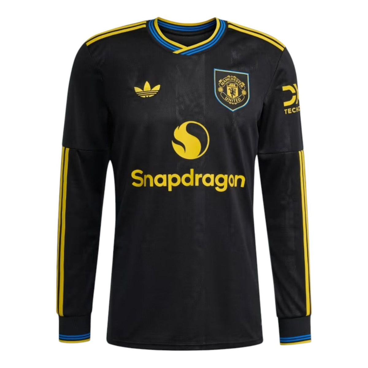 adidas Manchester United 2025/2026 Long Sleeve Third Jersey Asia Sizing Asia Sizing 'Black' KD4226