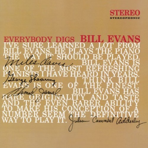 Bill Evans - Everybody Digs Bill Evans [Colored Vinyl] [Limited Edition] [180 Gram] (Spa) [ VINYL LP ]