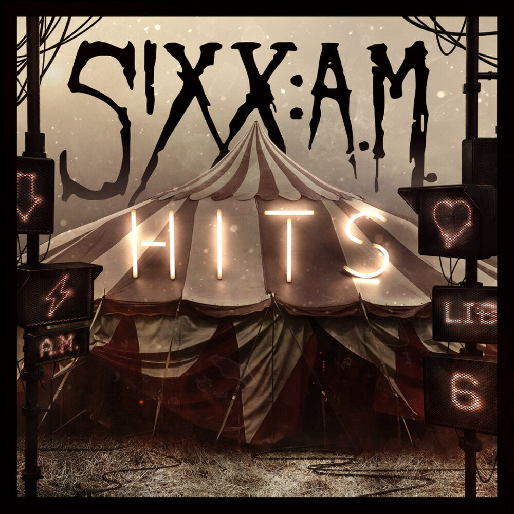 Sixx: A.M. - Hits [Limited Edition Translucent Red with Black Smoke LP] [ VINYL LP ]