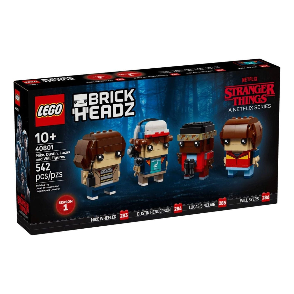 LEGO Stranger Things: Mike Dustin Lucas And Will Figures 40801
