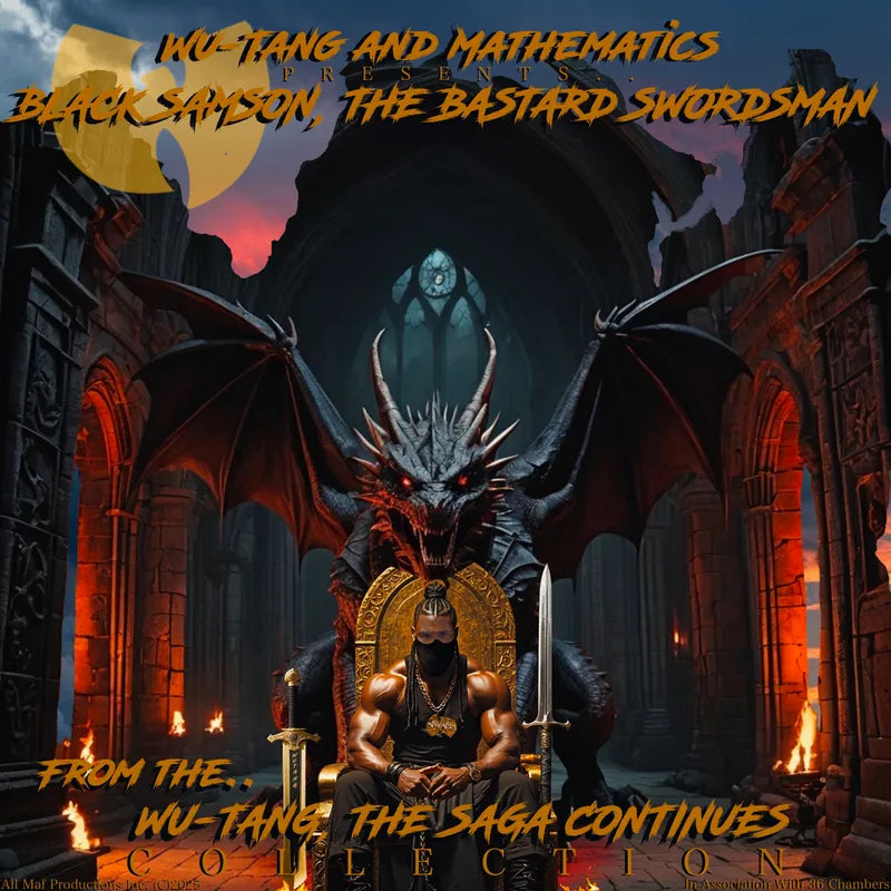 Wu-Tang and Mathematics - Black Samson, The Bastard Swordsman: Wu-Tang, The Saga Continues Collection [ VINYL LP ]