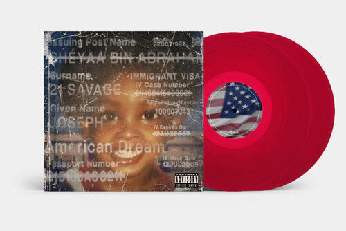 21 Savage - American Dream (red vinyl/import) [ VINYL LP ]