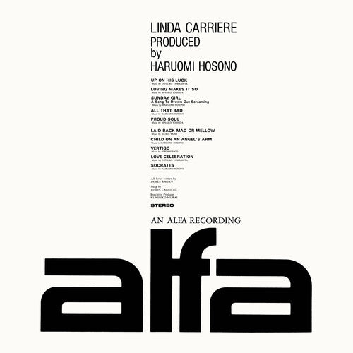 Linda Carriere - Linda Carriere (prod. by Haruomi Hosono) [ VINYL LP ]