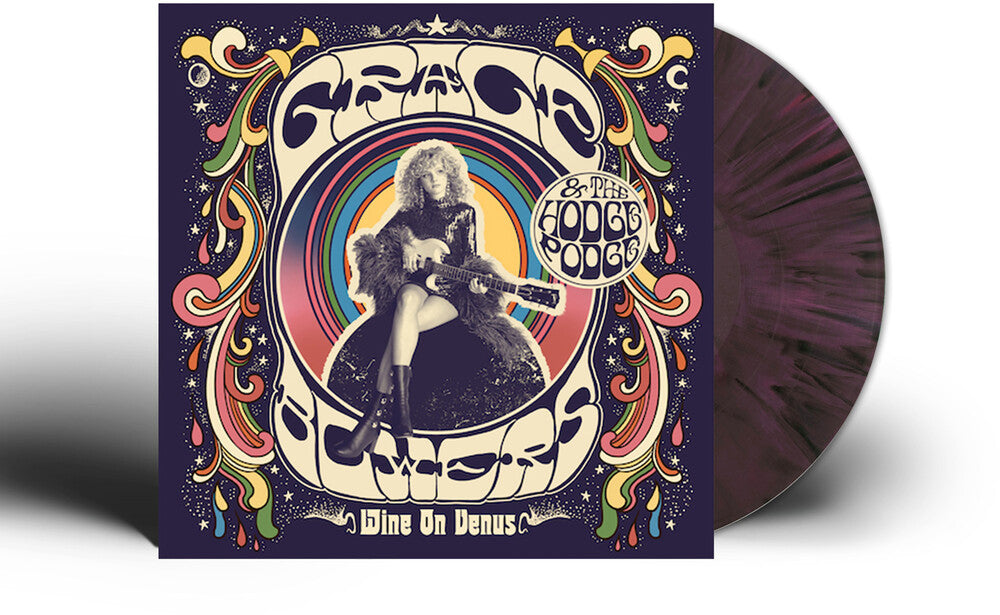 Grace Bowers & The Hodge Podge - Wine On Venus - [LP Recycled Rainbow Tie Dye Splatter] [ VINYL LP ]