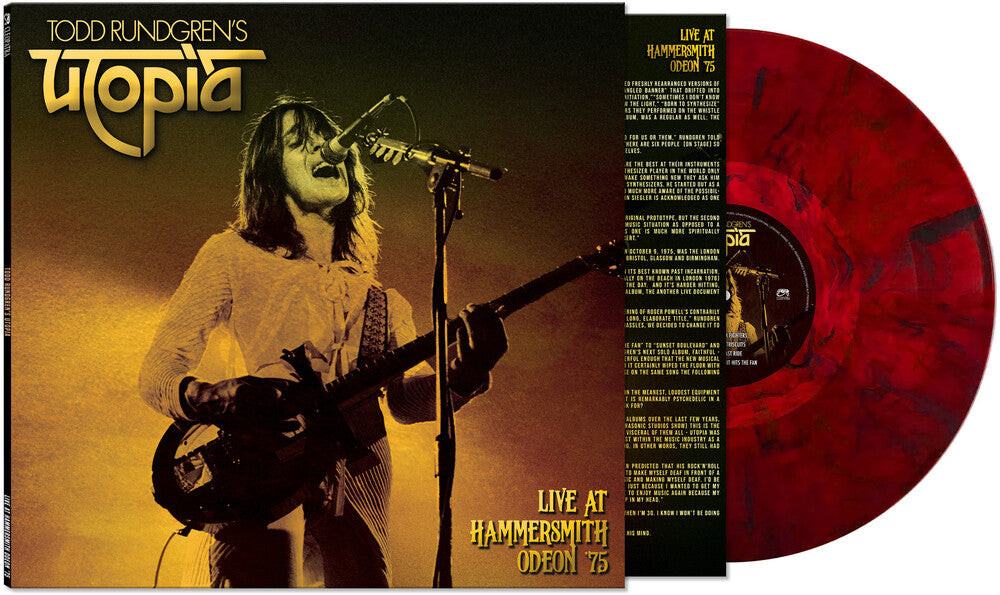 Todd Rundgren's Utopia - Live at Hammersmith Odoen '75 [Red Marble LP] [ VINYL LP ]
