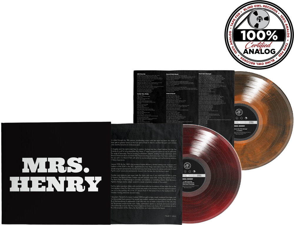 Mrs. Henry - Mrs. Henry [Colored Vinyl] [ VINYL LP ]