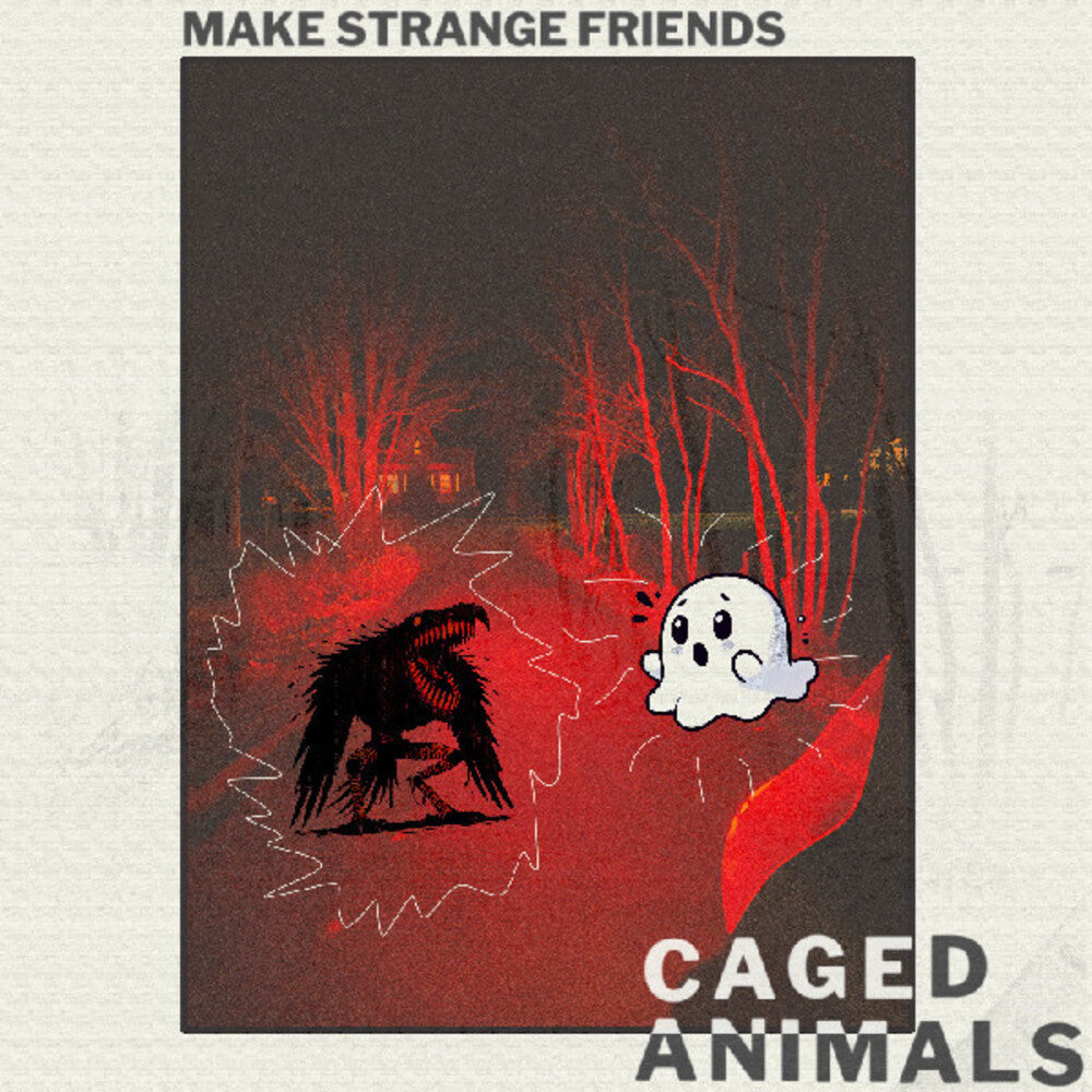 Caged Animals - Make Strange Friends [Clear Vinyl] (Red) [Download Included] [ VINYL LP ]