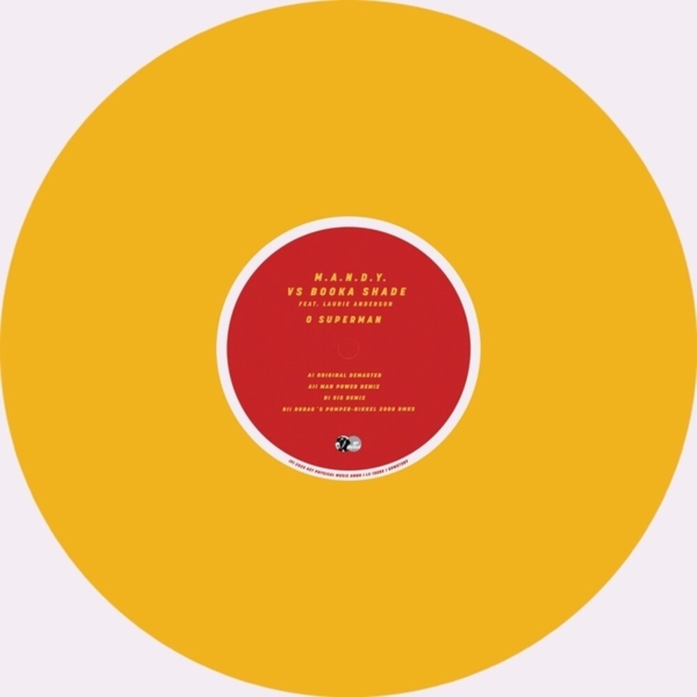 Pre-Order: Mandy / Booka Shade / Laurie Anderson - O Superman 2025 [Colored Vinyl] (Ep) (Ylw) [ VINYL LP ]