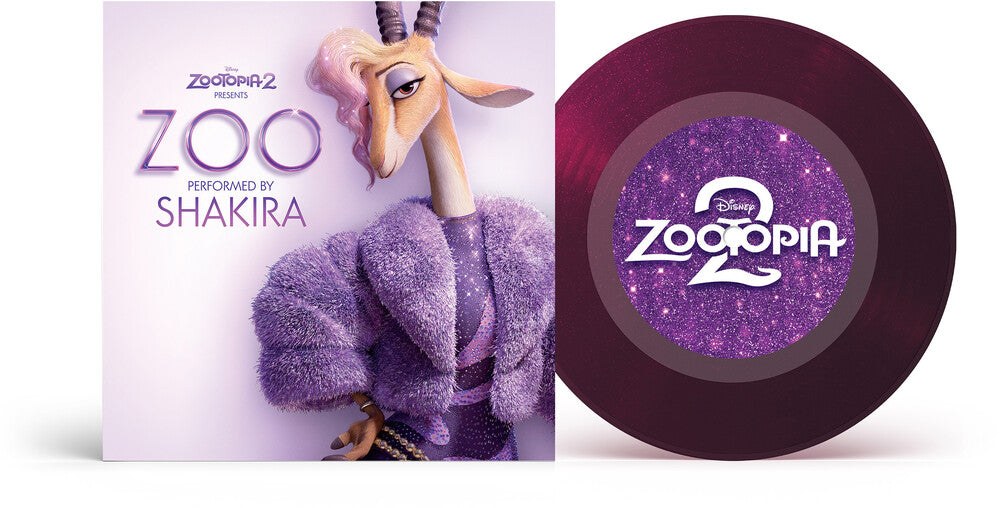 Pre-Order: Shakira (Cvnl) (Purp) (Glt) - Zoo (From Zootopia 2) - O.S.T. [Clear Vinyl] (Purp) (Glt) [ VINYL LP ]
