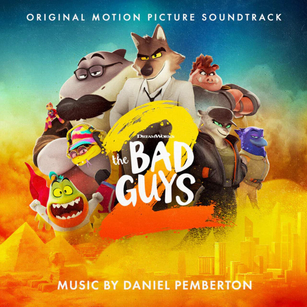 Pre-Order: Daniel Pemberton  (Cvnl) (Gate) (Org) (Red) - Bad Guys 2 - O.S.T. [Clear Vinyl] (Gate) (Org) (Red) [ VINYL LP ]