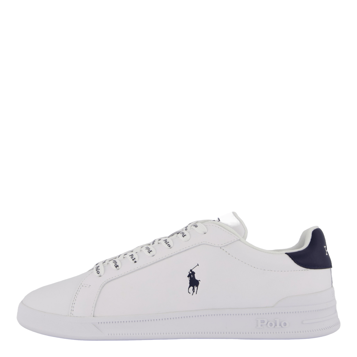Heritage Court II Leather Sneaker White / Newport Navy PP