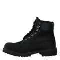 6" Prem Fur Lined Blk Black