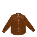 L/s Madison Cord Shirt 100% Co Tawny / Black