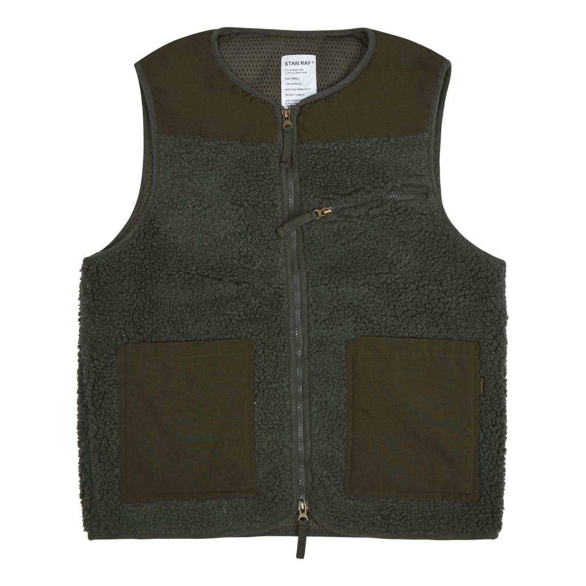 Fleece Layer Vest Olive