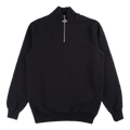 Half Zip Sweat Faded Black