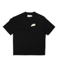 Double Collar T-shirt Black