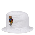 Polo Bear Chino Bucket Hat Pure White