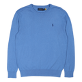 Cotton-Cashmere Crewneck Sweater Harbor Island Blue