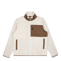 Frederik Fleece Full Zip Jacke Ecru