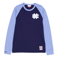 Unc Legendary Slub L/s Tee Navy/light Blue