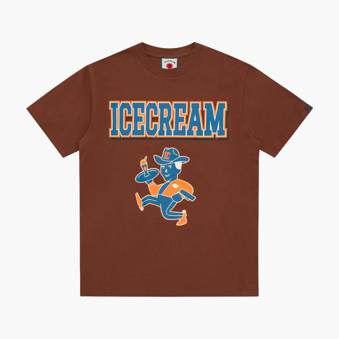 Served Up T-shirt Brown