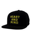 Heart And Mind Corduroy Visor  Black