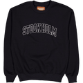 Stock Holm Crewneck Black