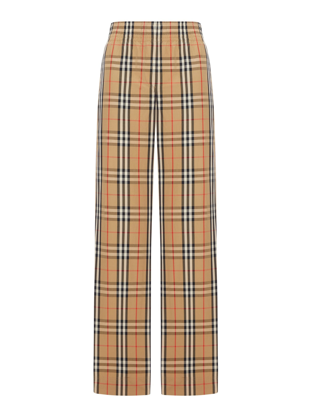 PANTALONE IN COTONE CHECK