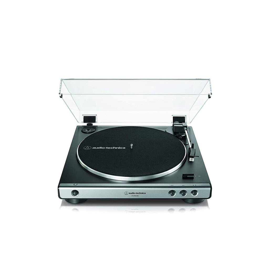 Audio-Technica AT-LP60XUSB Automatic Belt Drive Turntable (Grey) [Tech & Turntables]