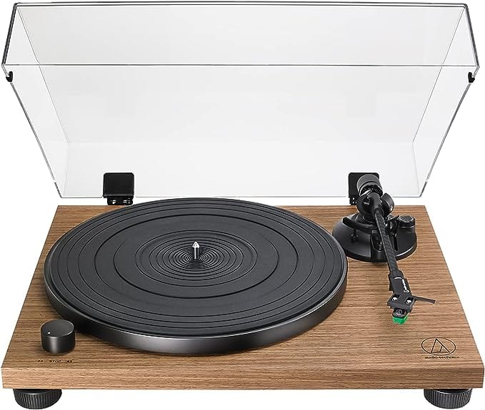 Audio-Technica AT-LPW40WN Turntable Manual Belt Drive Wood Base Walnut [Tech & Turntables]