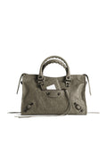 BORSA LE CITY PICCOLA IN PELLE DI AGNELLO ARENA CON FINITURE OTTONE