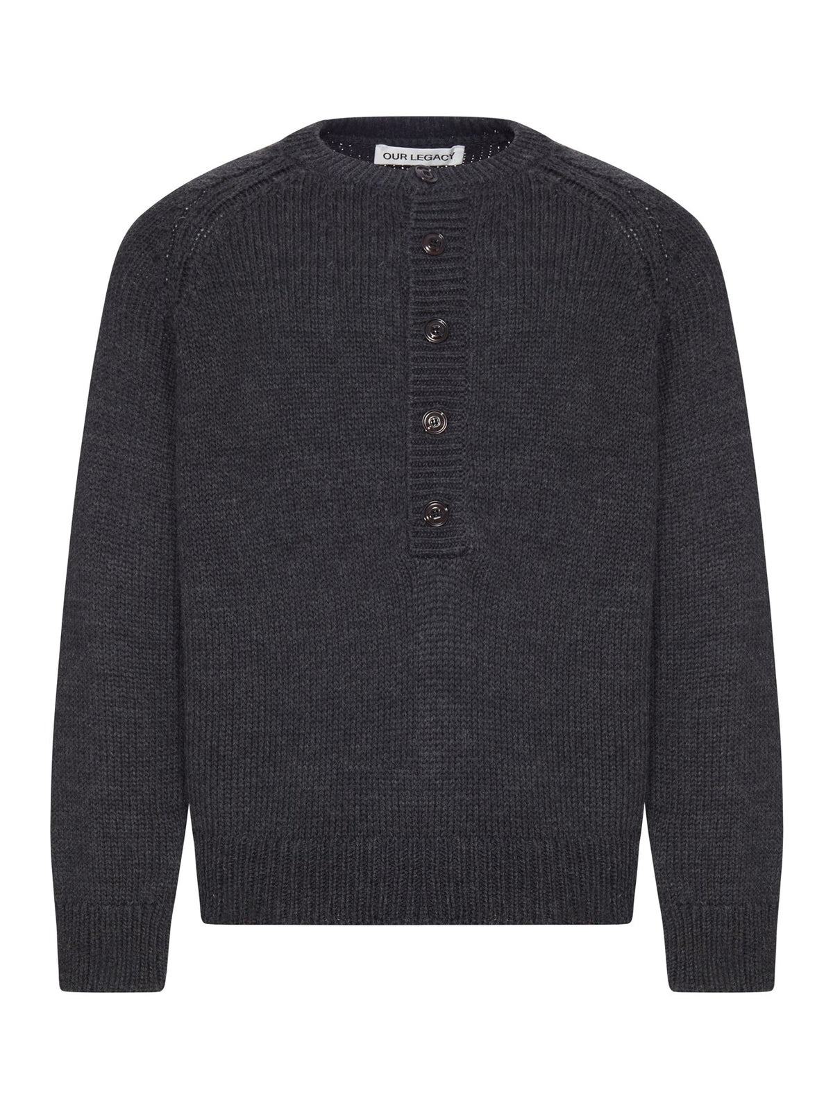 MAGLIONE IN LANA MERINO CHARCOAL DRY