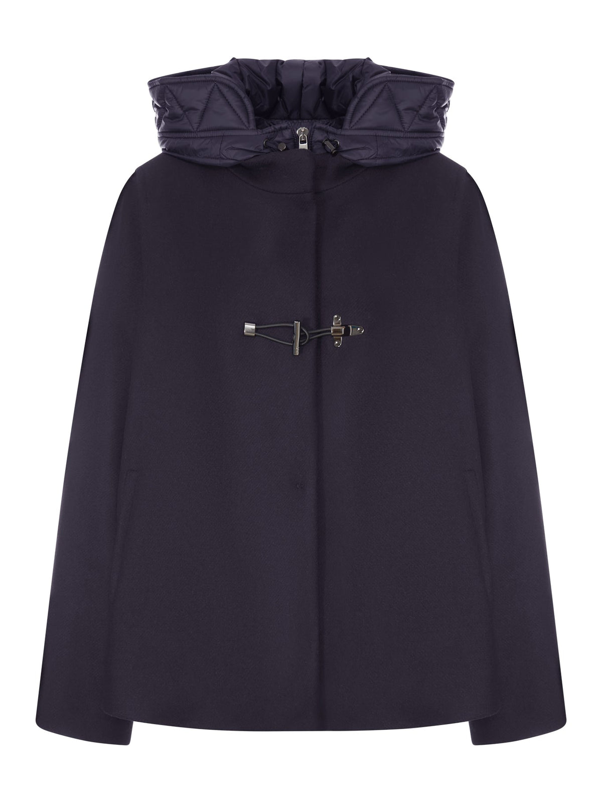 CAPPA TOGGLE COAT IN PANNO GARZATO DI LANA E CASHMERE
